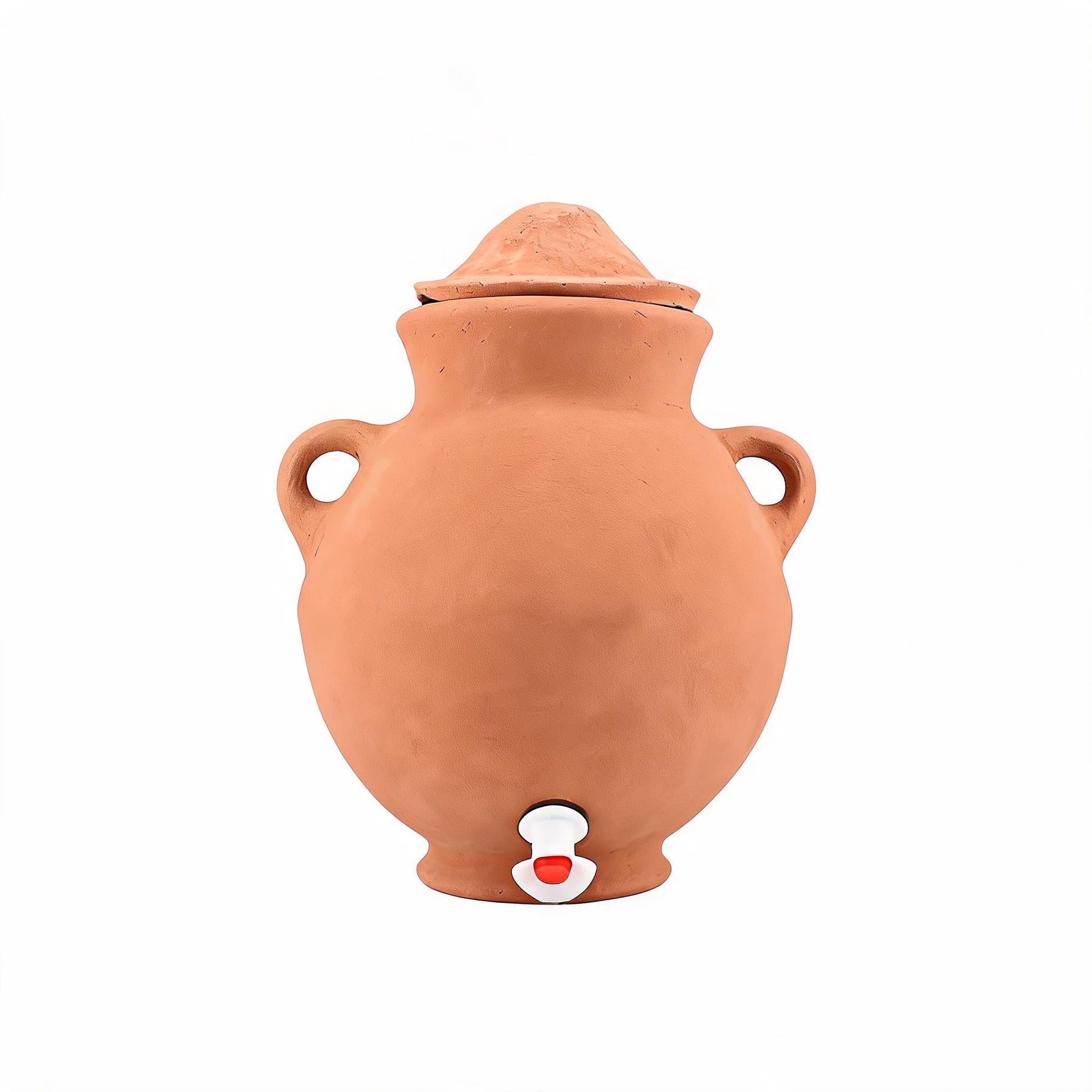 Traditional Clay Kooz with Cup 9.5" x 9" x 11.5"