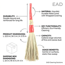 Traditional Sanani Stick Broom 22.5" x 3" x 2.5"