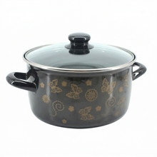 Dual Handle Fryer Pot with Steel Mesh & Lid  12" x 4.75" x 9"