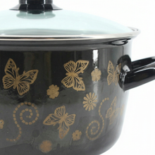 Dual Handle Fryer Pot with Steel Mesh & Lid  12" x 4.75" x 9"
