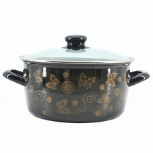 Dual Handle Fryer Pot with Steel Mesh & Lid  12" x 4.75" x 9"
