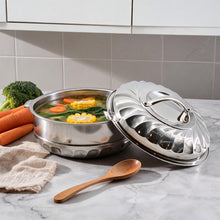 Insulated Stainless Steel Casserole Hot Pot - Thermal Food Warmer Medium