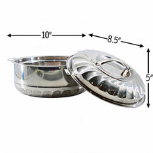 Insulated Stainless Steel Casserole Hot Pot - Thermal Food Warmer Medium