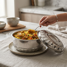 Insulated Stainless Steel Casserole Hot Pot - Thermal Food Warmer Large