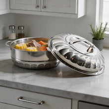 Insulated Stainless Steel Casserole Hot Pot - Thermal Food Warmer X-Large