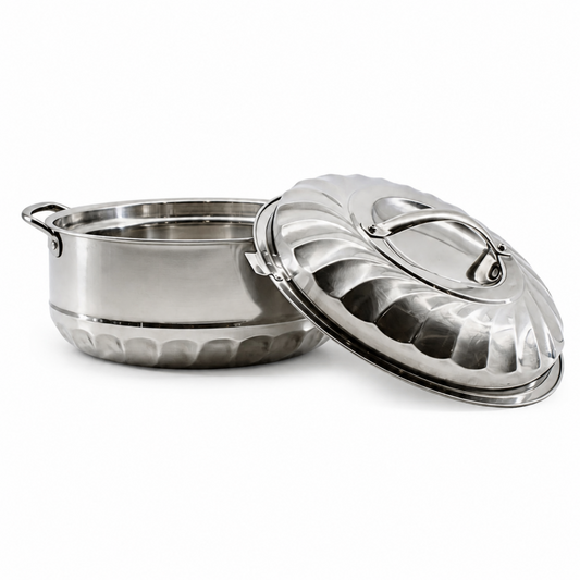 Insulated Stainless Steel Casserole Hot Pot - Thermal Food Warmer X-Large