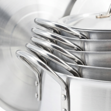 Stainless Steel Dual Handle Stock Pots 5 Pcs Set - XS/S/M/L/XL
