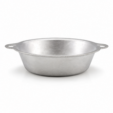 Large Forged Aluminum Boiling Pot – Wide Round Cooking Basin with Side Grip Tabs