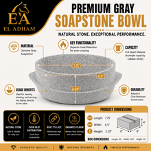 Traditional Sa'adi Stone Bowl (Hourthee) -  Small
