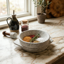 Traditional Sa'adi Stone Bowl (Hourthee) -  Medium