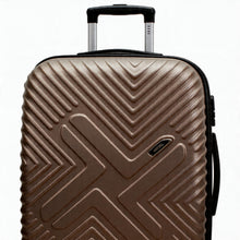 Legan Hard Shell Spinner Luggage Set - 3-Piece Travel Suitcase Collection with 360 Degree Wheels - Gold