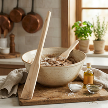 Traditional Yemeni Mihwash Wooden Mixing Paddle - Small (Set of 10)
