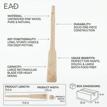 Traditional Yemeni Mihwash Wooden Mixing Paddle - Small (Set of 10)