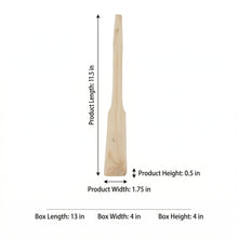 Traditional Yemeni Mihwash Wooden Mixing Paddle - Small (Set of 10)