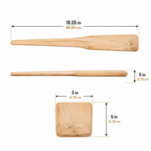 Traditional Yemeni Mihwash Wooden Mixing Paddle - Large (Set of 10)