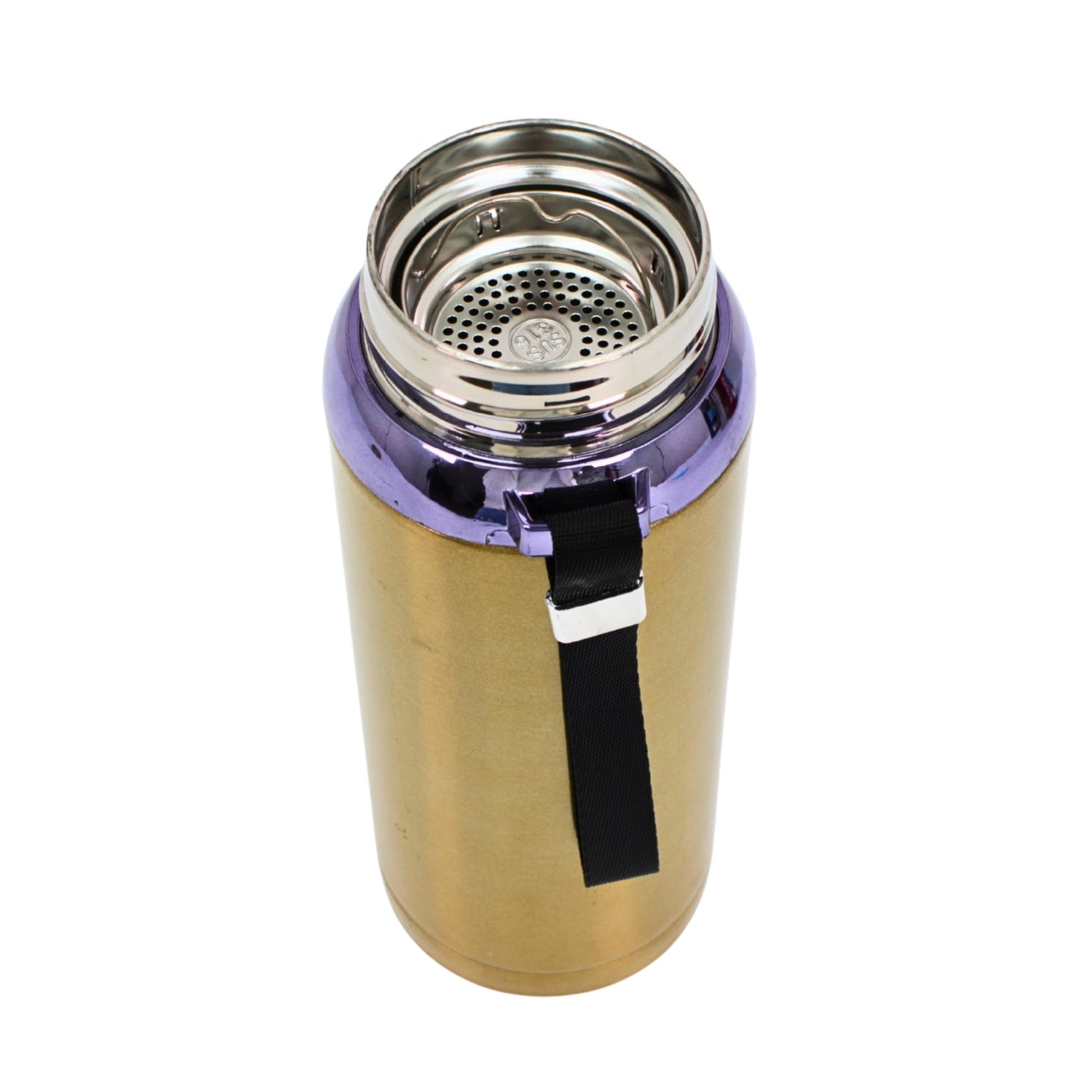 Premium Thermal Water Flask 1.0L - Gold Vacuum Insulated