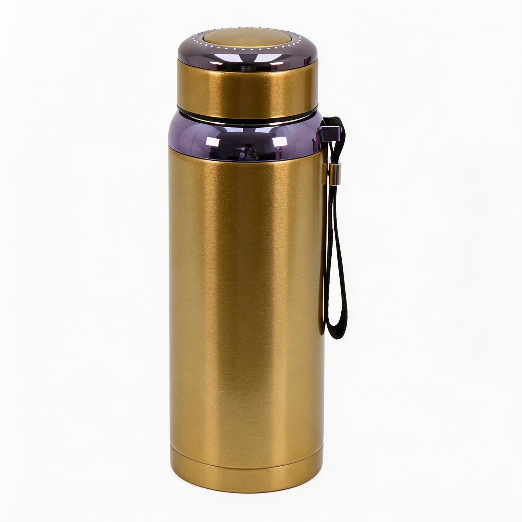 Premium Thermal Water Flask 1.0L - Gold Vacuum Insulated