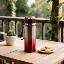 Premium 1.0L Red & Silver Thermal Water Flask – Vacuum Insulated