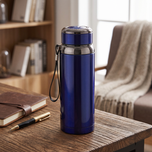 Premium Thermal Water Flask 1.0L - Blue Vacuum Insulated