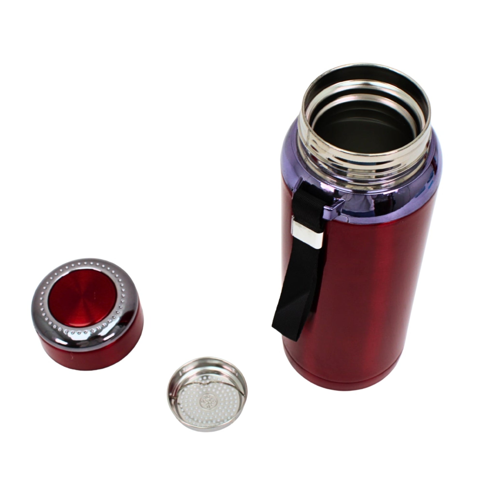 Premium Thermal Water Flask 1.0L - Red Vacuum Insulated