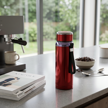 Premium Thermal Water Flask 1.0L - Red Vacuum Insulated
