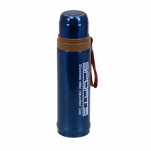 41 oz Stainless Steel Vacuum Insulated Sports Thermos Bottle with Carry Strap - Blue