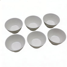 Set of 6 - Minimalist White Ceramic Serving Bowl - 5.31" x 2.44"
