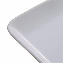 Set of 6 - Minimalist White Ceramic Square Bowl - 7.8" x 1.57"