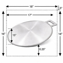 Heavy-Duty Yemeni Aluminum Flat Pan with a Single Handle (14.5 in) – Extra Thick