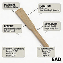 Traditional Yemeni Mihwash Wooden Mixing Paddle - Medium
