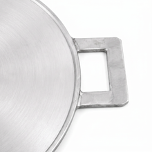 Heavy-Duty Yemeni Aluminum Flat Pan with a Single Handle (15") – Extra Thick