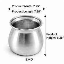 Traditional Yemeni Aluminum Round-Bottom Broth Pot