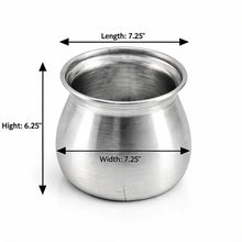 Traditional Yemeni Aluminum Round-Bottom Broth Pot