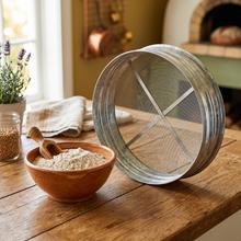 Traditional Aluminum 15'' FineMesh Flour Sifter