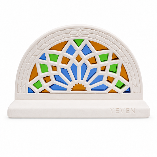 Authentic Yemeni Carved Ceramic Arch Decor
