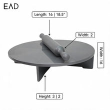 Premium Nonstick Dough Board & Rolling Pin (Traditional Saj & Bread Prep Set)
