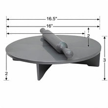 Premium Nonstick Dough Board & Rolling Pin (Traditional Saj & Bread Prep Set)