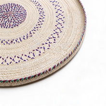 Handwoven Yemeni Round Table Mat - Sufra - 40"