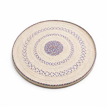 Handwoven Yemeni Round Table Mat - Sufra - 40"