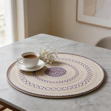 Handwoven Yemeni Round Table Mat - Sufra - 33"