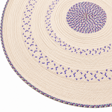 Handwoven Yemeni Round Table Mat - Sufra - 33"