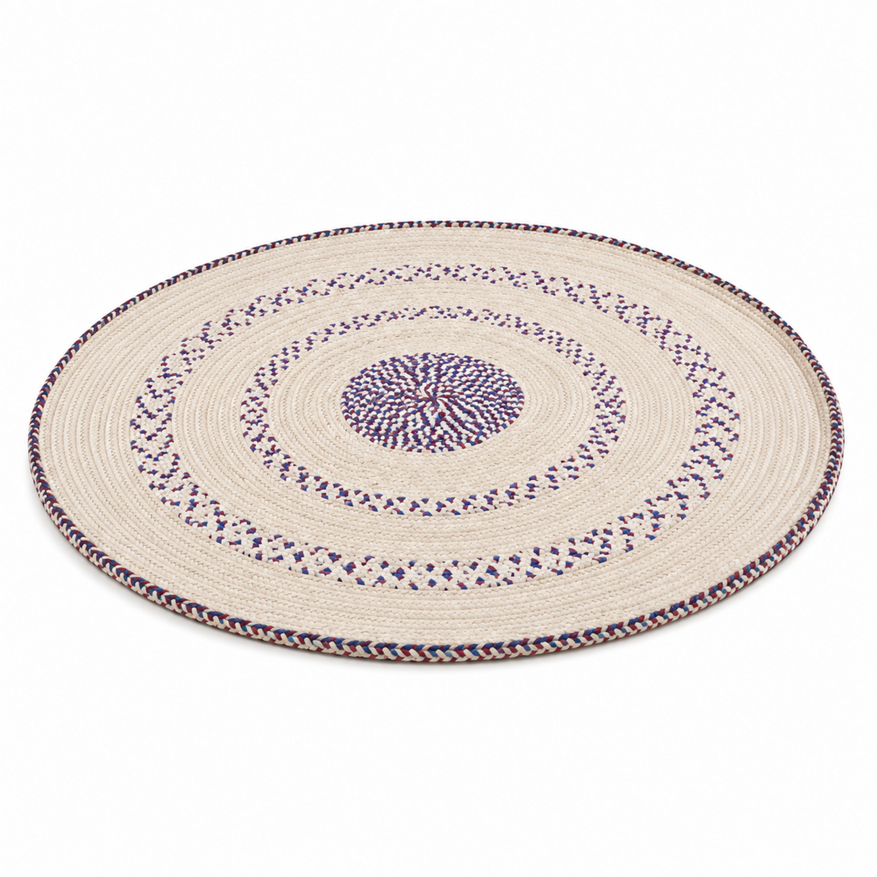 Handwoven Yemeni Round Table Mat - Sufra - 31"