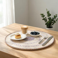 Handwoven Yemeni Round Table Mat - Sufra - 31"