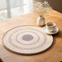 Handwoven Yemeni Round Table Mat - Sufra - 31"