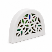 Artisanal Yemeni Arched Decoration with Stained Glass Design - Large