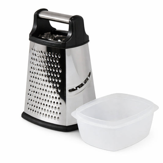 Black and Silver Standard Handled Grater
