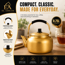0.75L Golden Tea Kettle