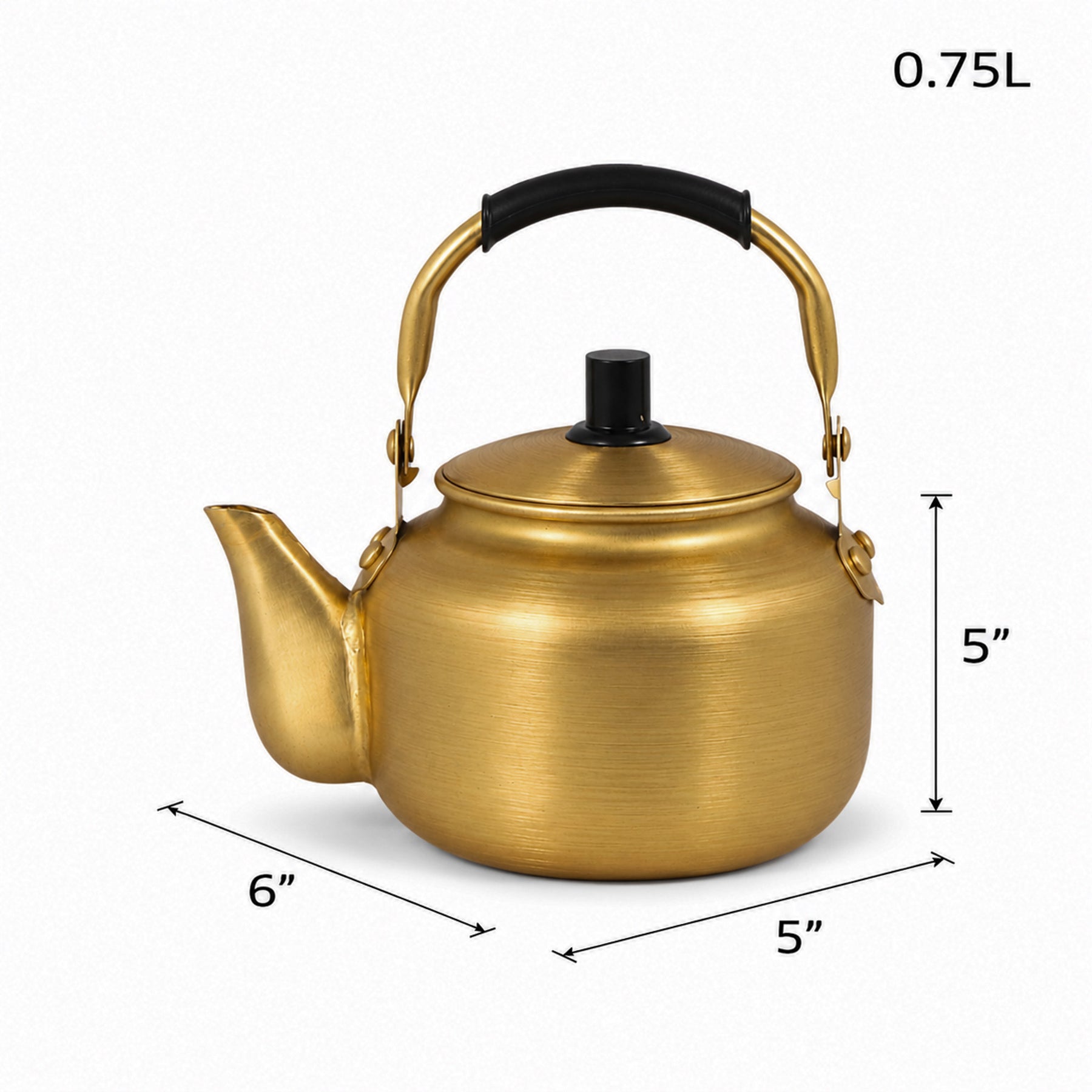 0.75L Golden Tea Kettle