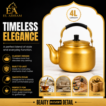 4L Golden Tea Kettle