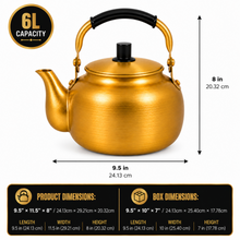 6L Golden Tea Kettle